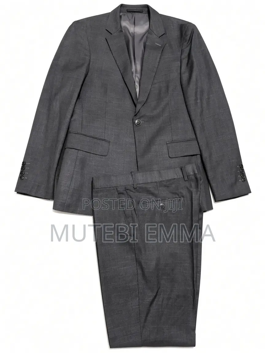Men’s Bonucci Suits – Blue & Charcoal Grey – Size 48