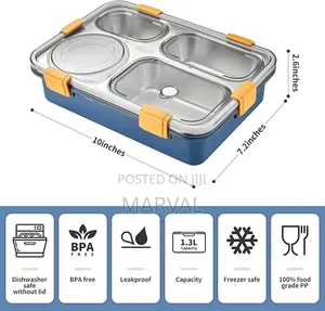 Stainless Steel Lunch Box for Office & School
