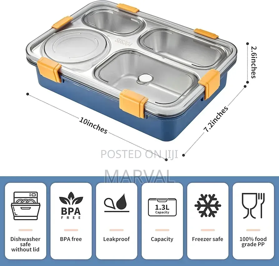 Stainless Steel Lunch Box for Office & School