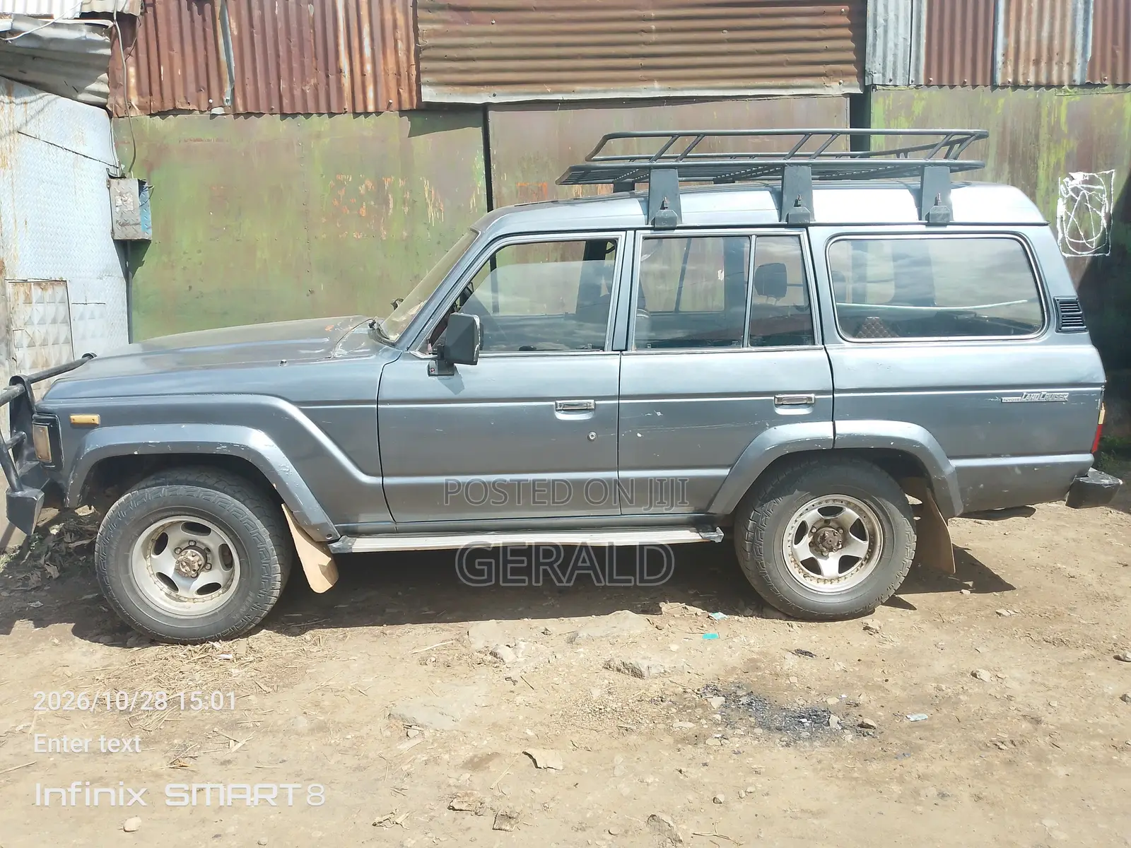 Toyota Land Cruiser Wagon 4.0 D 1989 Gray