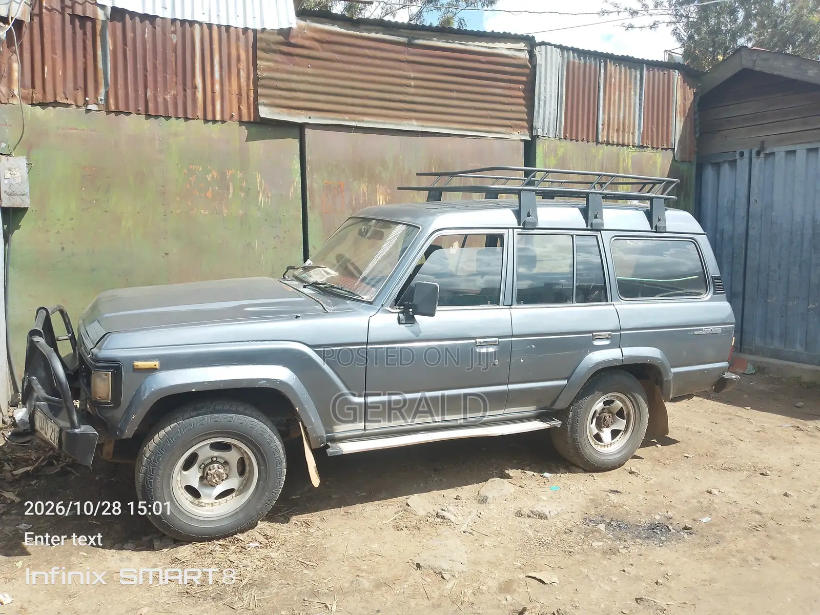 Toyota Land Cruiser Wagon 4.0 D 1989 Gray