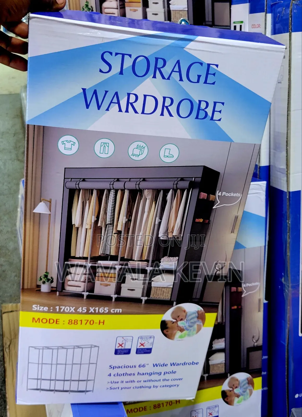 4 Column Potable Storage Wardrobe