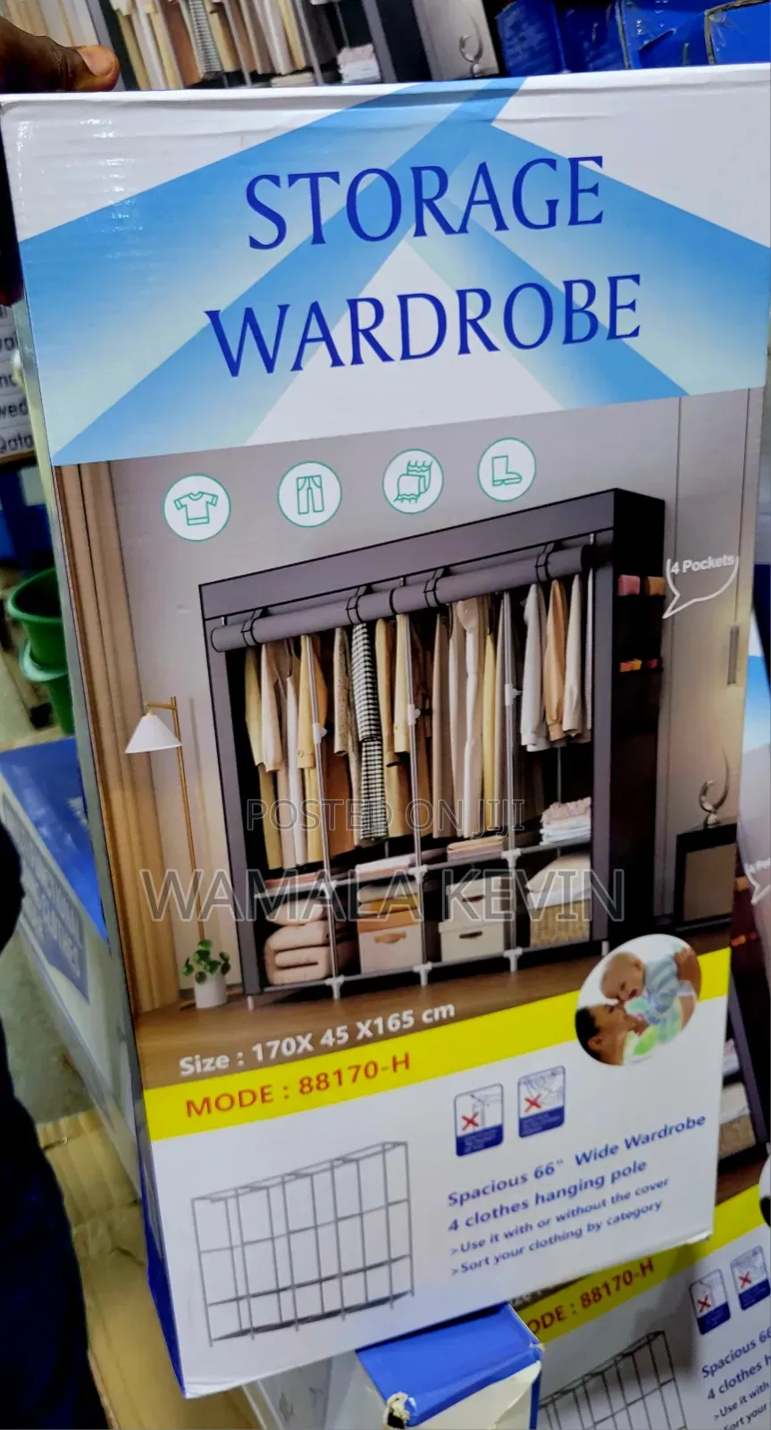 4 Column Potable Storage Wardrobe