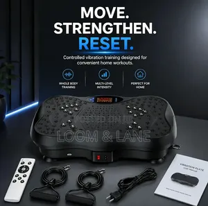 Full-Body Vibration Plate Exercise Machine
