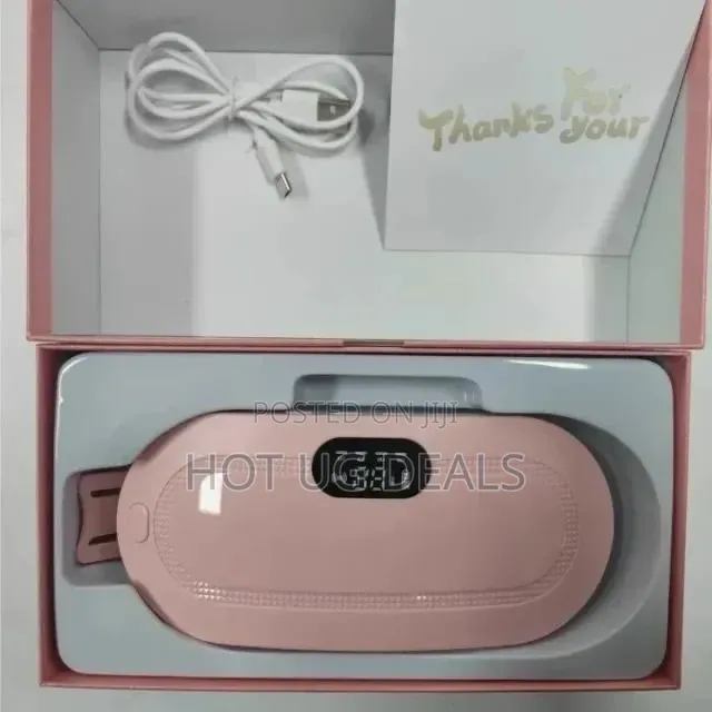 Smart Wireless Menstrual Heating Pad & Cramp Massager Belt - Pink
