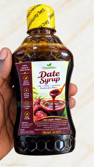 ​100% Natural Date Syrup – Rich Taste & Healthy Energy Boost (300ml)