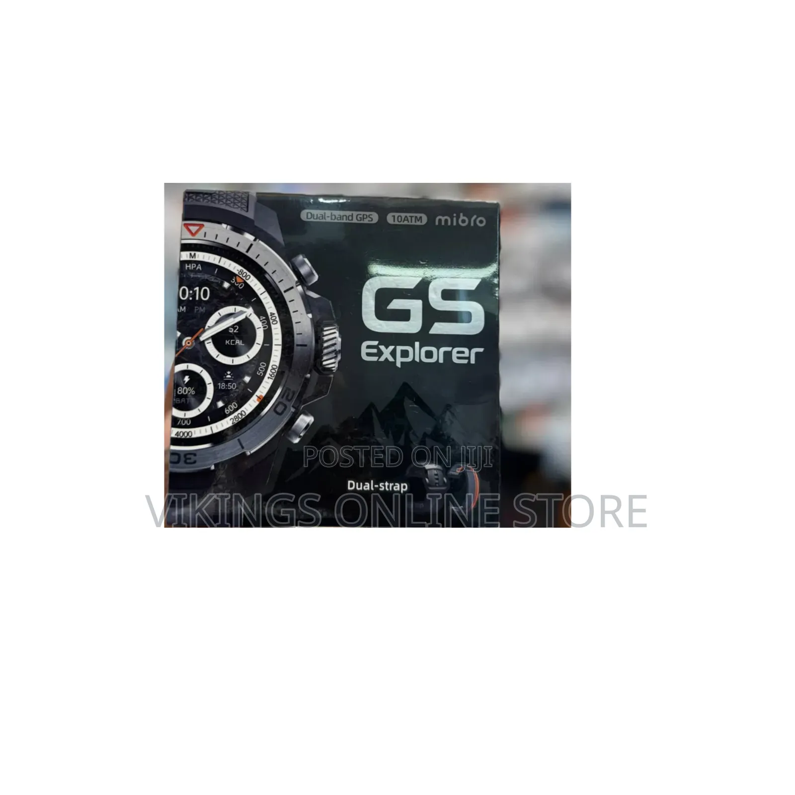 The GS Explorer GPS Smartwatch, a Rugged Outdoor Sports Watch