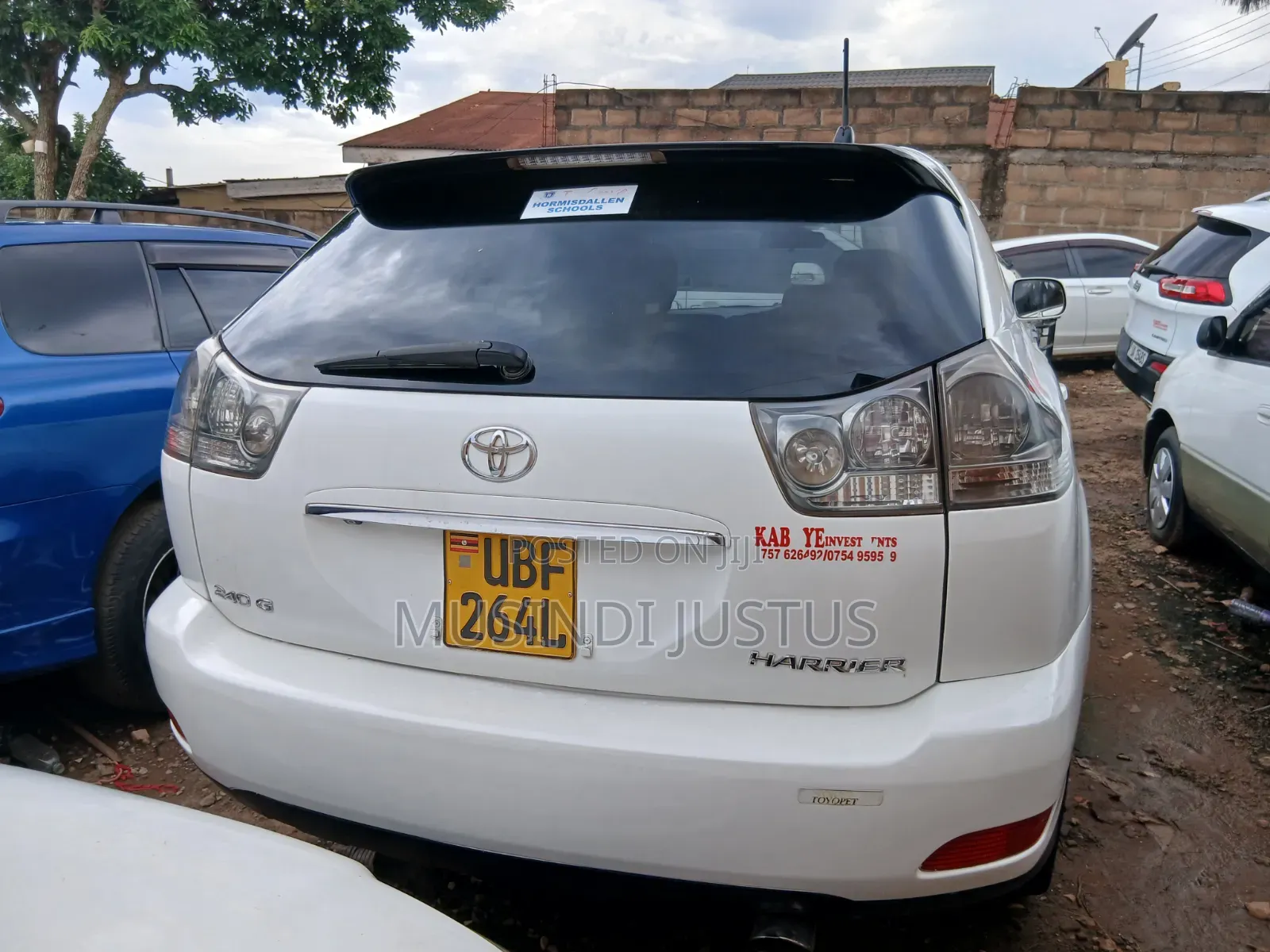 Toyota Harrier 2008 White