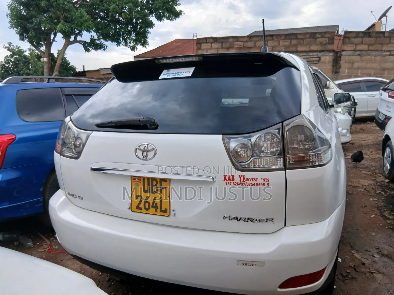 Toyota Harrier 2008 White