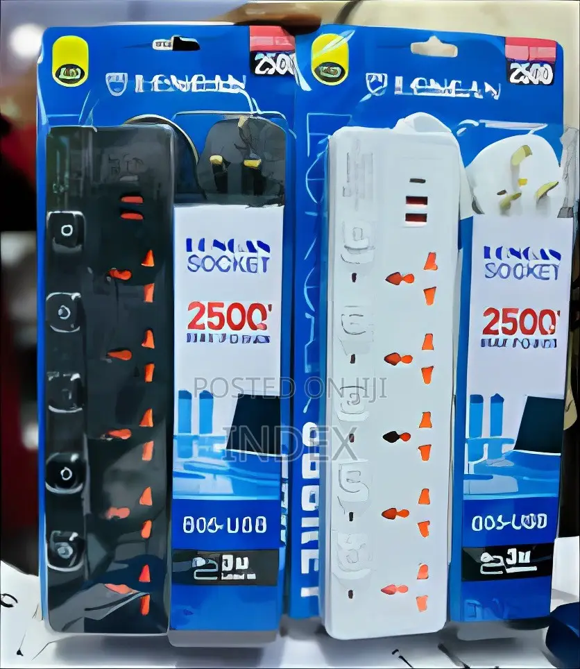 5-Way Extension Socket With USB Ports.