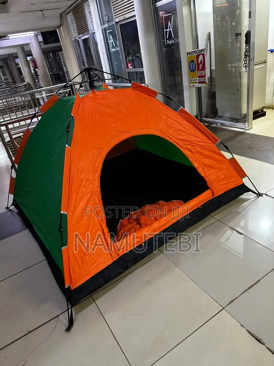 An Automatic Pop-Up Camping Tent