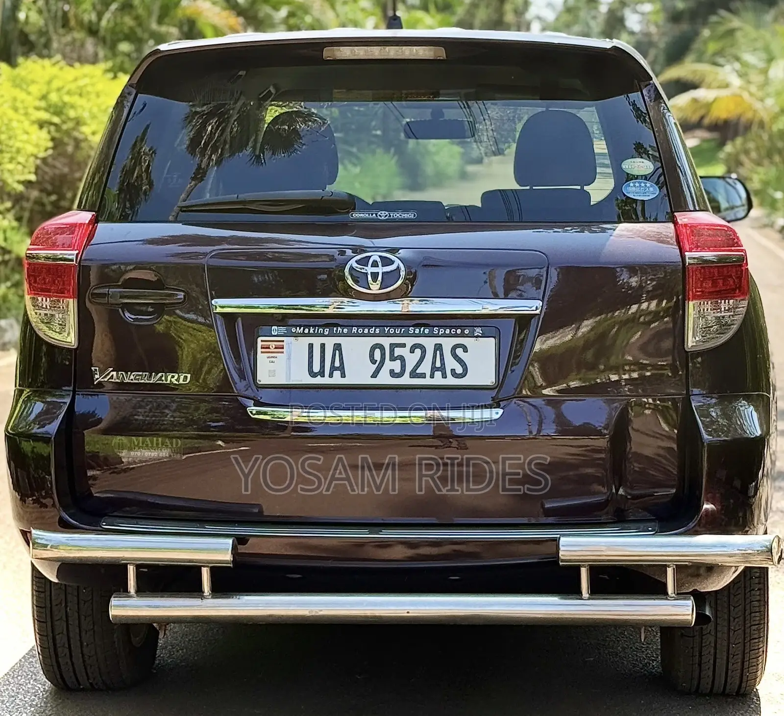 Toyota Vanguard 2012 Burgundy