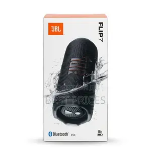 JBL Flip 7 Portable Bluetooth Speaker – Black