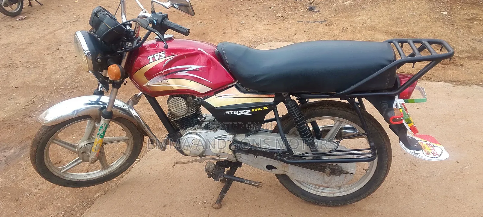TVS XL 100 2019 Red