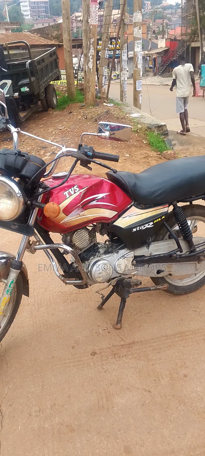 TVS XL 100 2019 Red