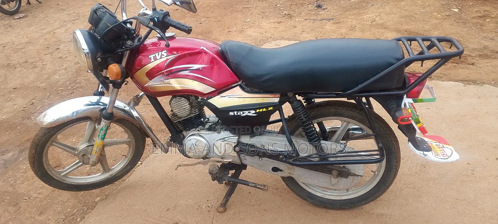 TVS XL 100 2019 Red