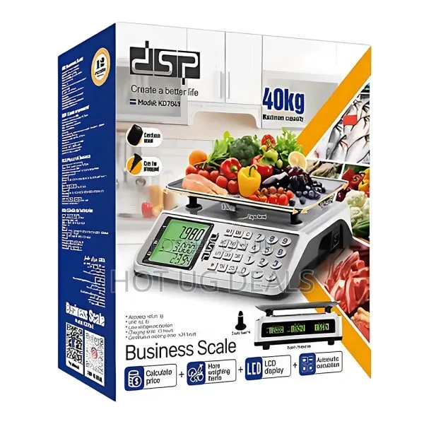 DSP 40kg Commercial Digital Price Computing Scale | Precision 1g