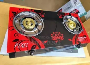 Pixel 2-Burner Tempered Glass Gas Stove | Auto Ignition Cooker