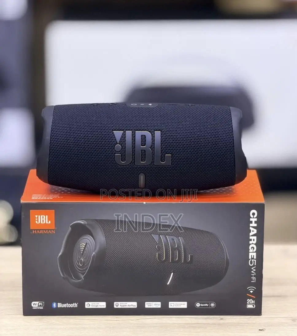 JBL Charge 5 Wifi Portable Wifi Speaker, Bold JBL Original Pro Sound
