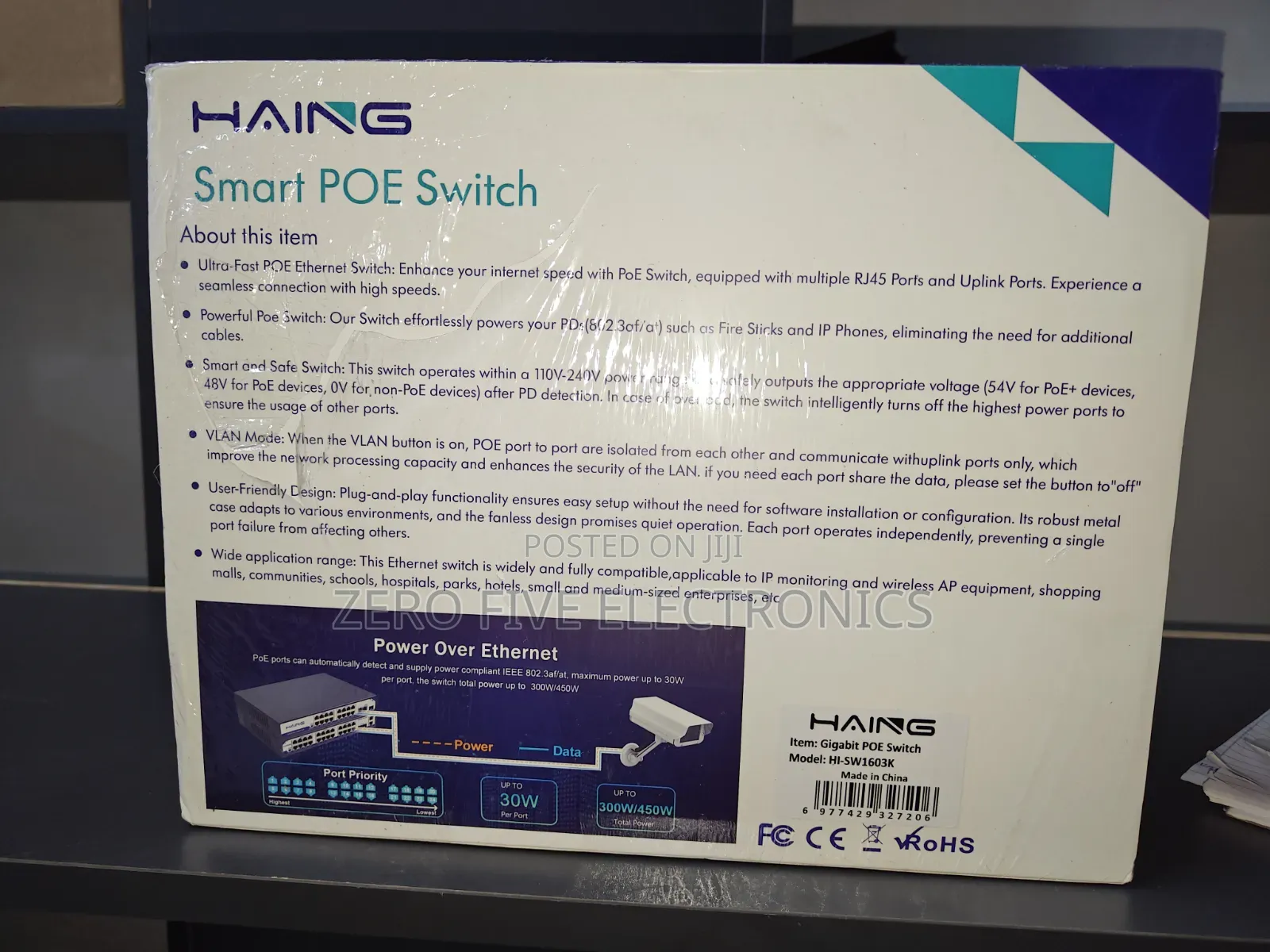 Haing Smart Poe Switch 16port
