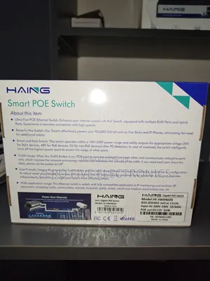 Haing Smart Poe Switch 4port SFP