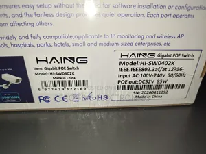 Haing Smart Poe Switch 4port SFP