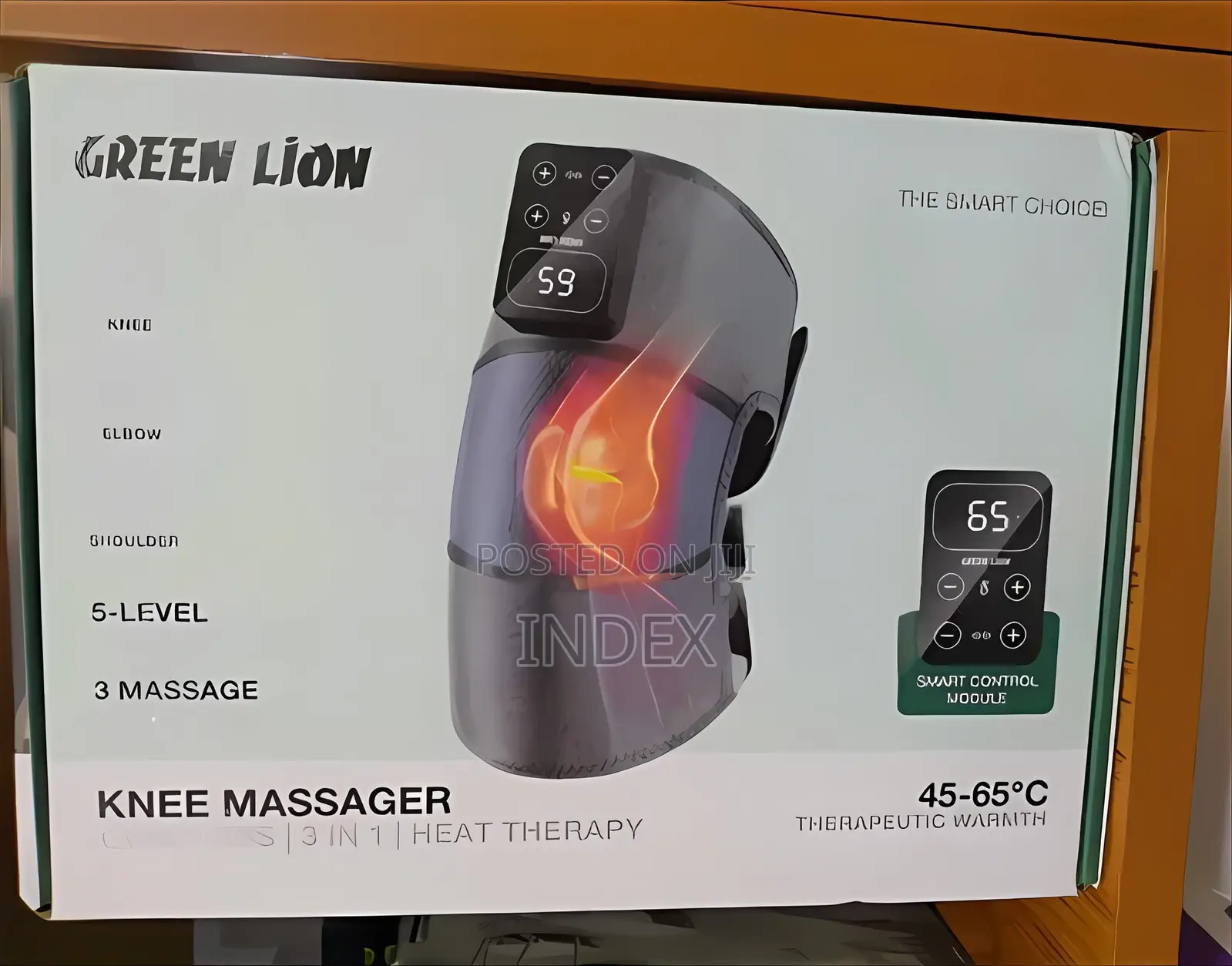 Green Lion Cordless Knee Massager 3 in 1 Heat Therapy
