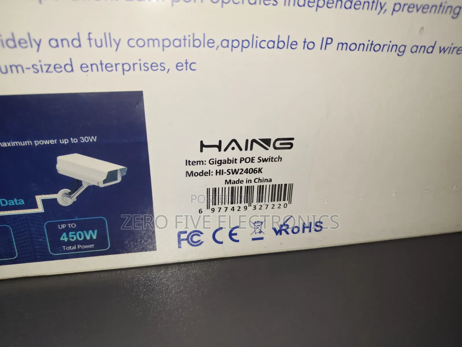 Haing Smart Poe Switch 24 Port