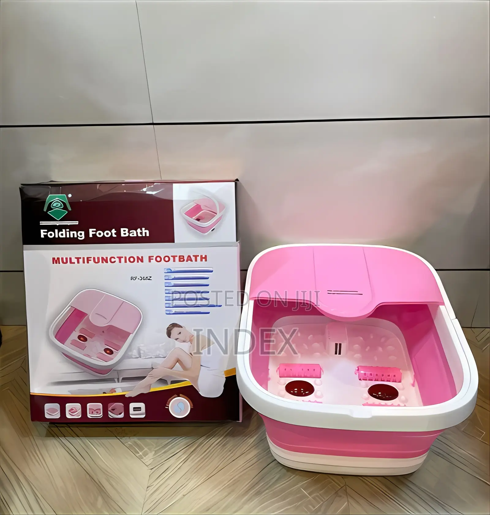 Portable Electric Pedicure Foot Bath Spa Massager Machine