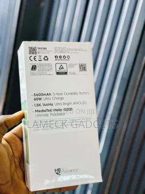 New Tecno Camon Slim 256 GB White