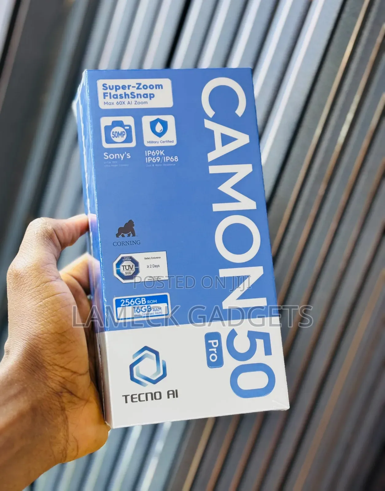 New Tecno Camon 50 Pro 256 GB Silver