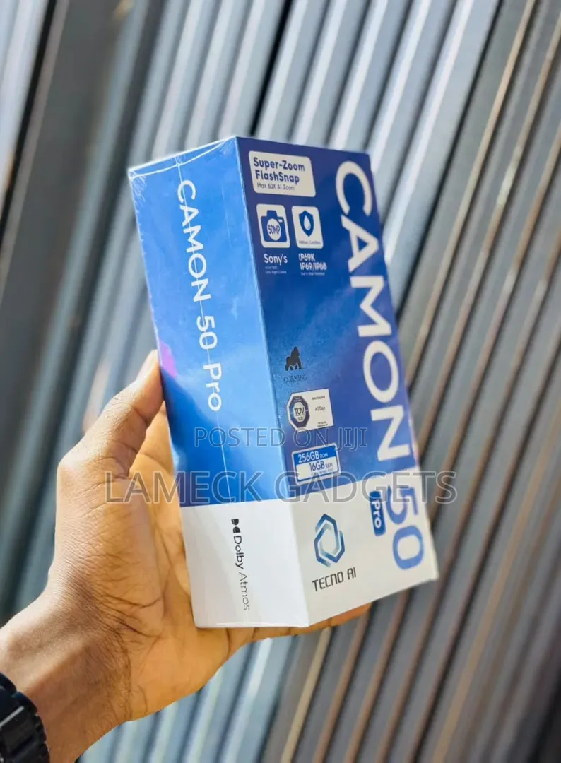New Tecno Camon 50 Pro 256 GB Silver