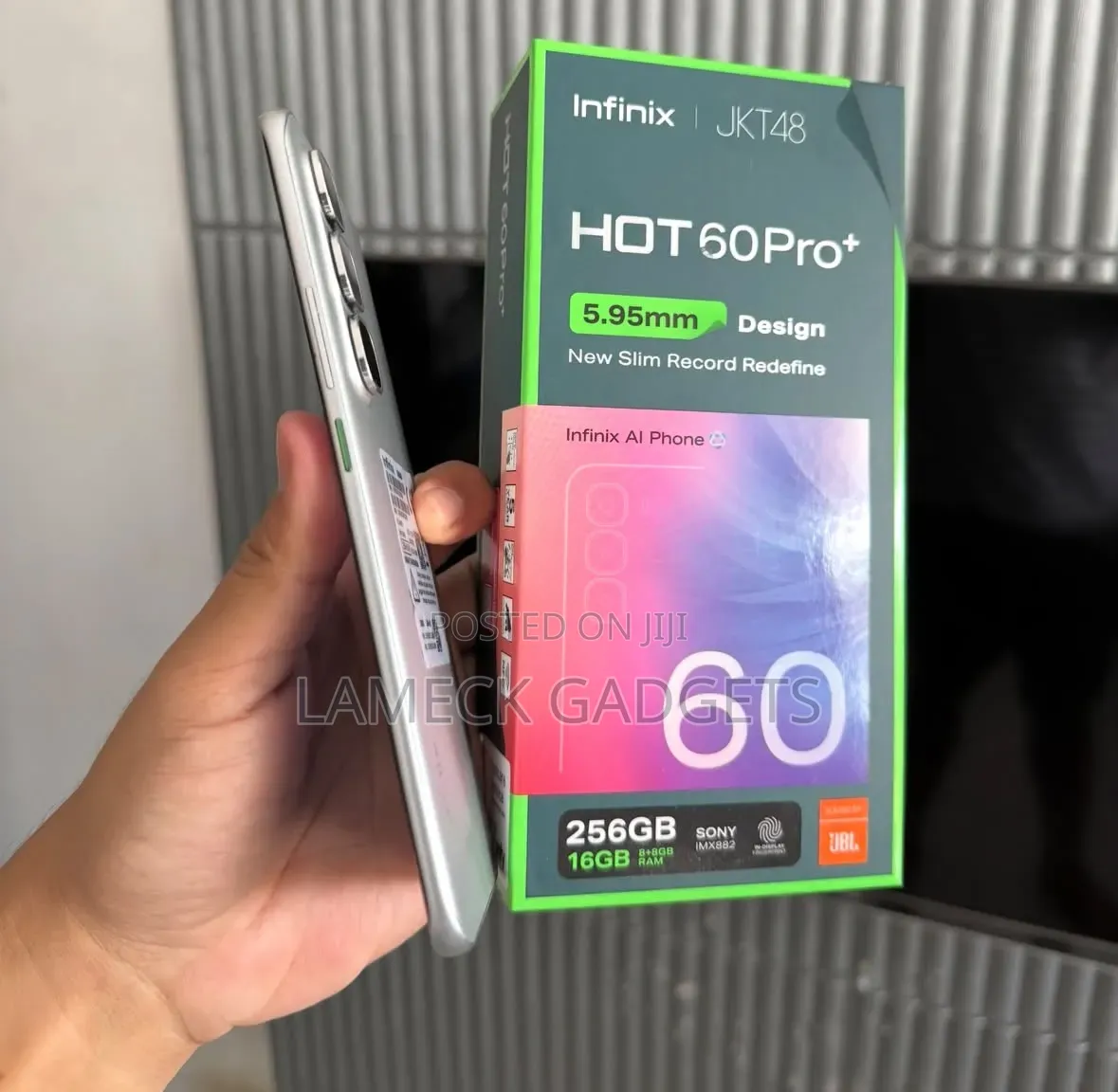 New Infinix Hot 60 Pro+ 256 GB Silver