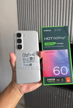 New Infinix Hot 60 Pro+ 256 GB Silver