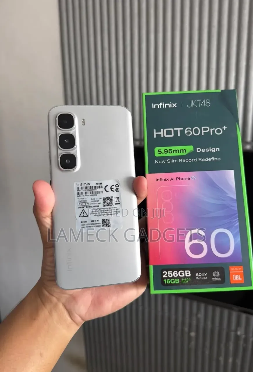 New Infinix Hot 60 Pro+ 256 GB Silver
