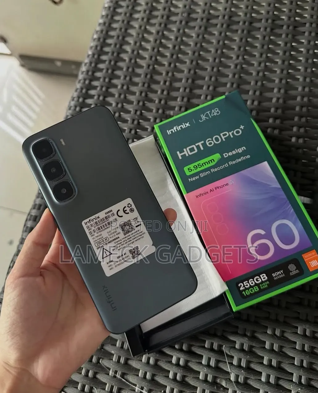 New Infinix Hot 60 Pro+ 256 GB Black