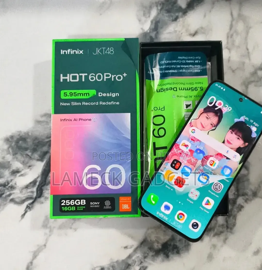 New Infinix Hot 60 Pro+ 256 GB Black