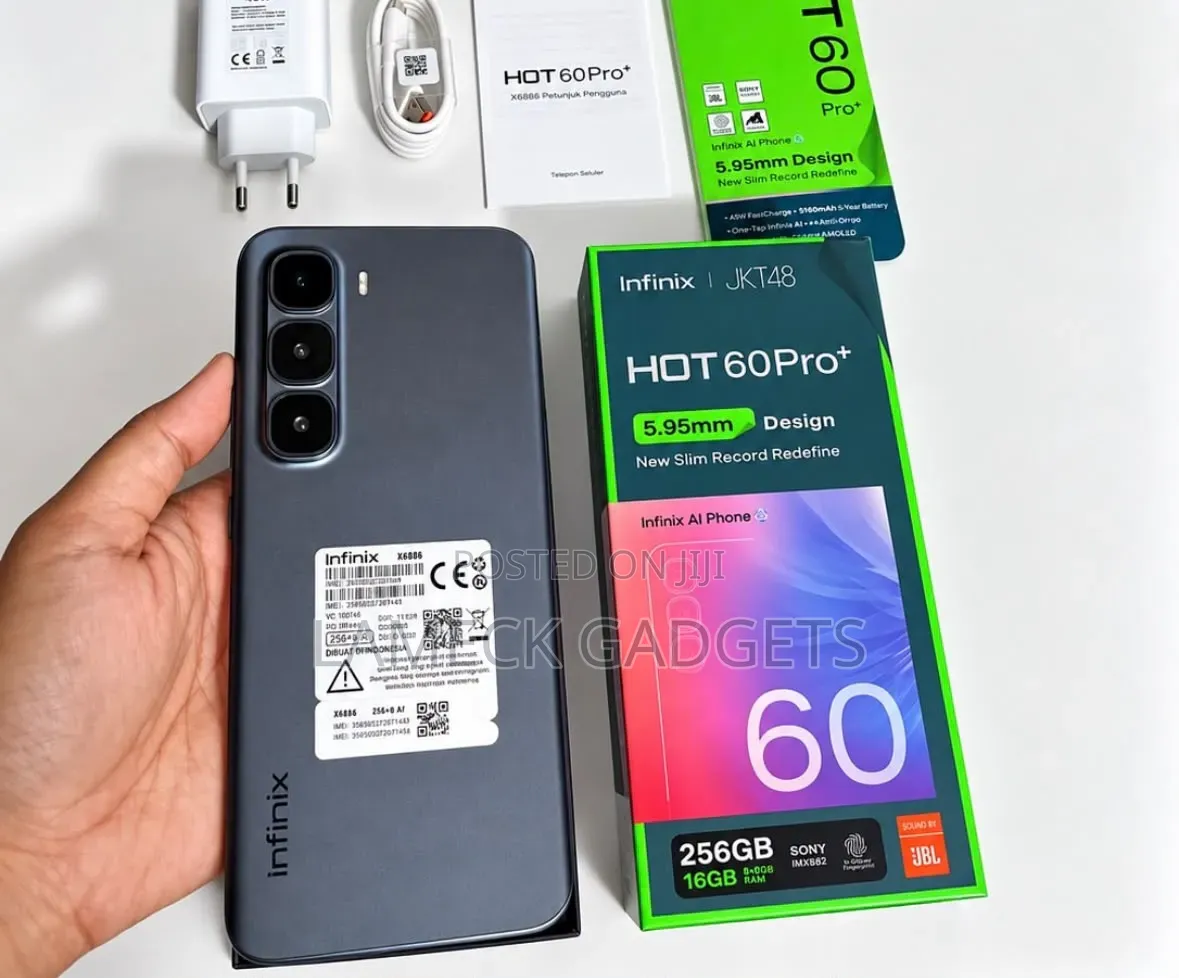 New Infinix Hot 60 Pro+ 256 GB Black