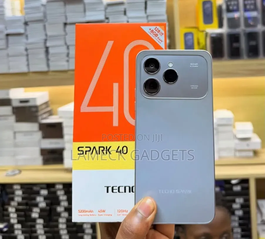 New Tecno Spark 40 256 GB Gray