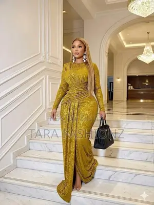 Long Sleeve Ruched Luxurious Maxi Dress