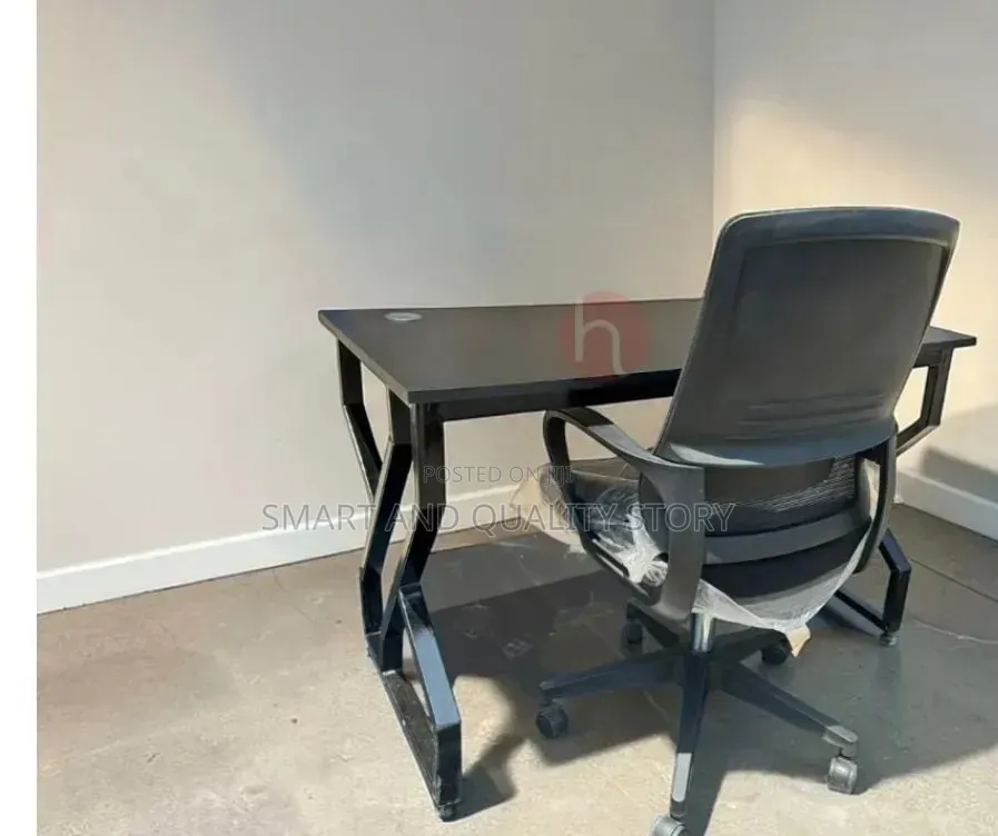 Desk 120cm/Office Table/Reading Desk Affordable Wooden Black