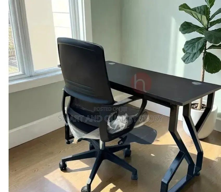 Desk 120cm/Office Table/Reading Desk Affordable Wooden Black