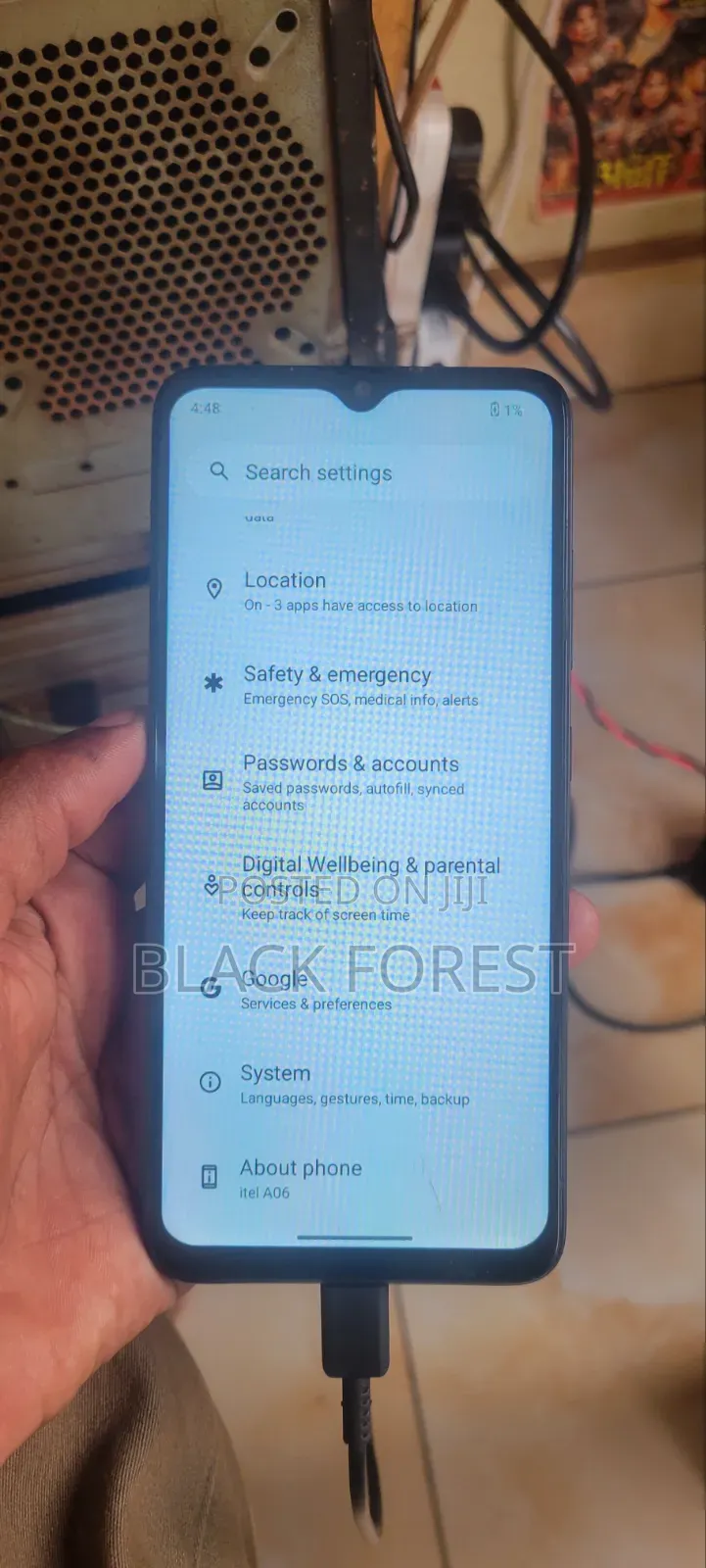 Itel A06 32 GB Black