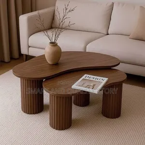 Center Tables /Coffee Tables/Round Leg Brown