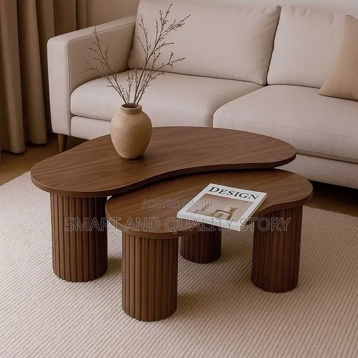 Center Tables /Coffee Tables/Round Leg Brown
