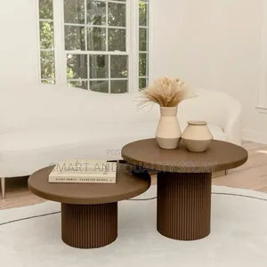 Center Tables /Coffee Tables/Round Leg Brown
