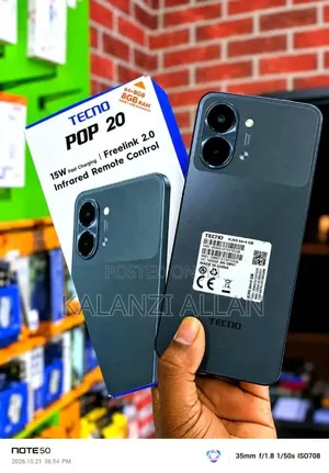 New Tecno Pop 20 128 GB Black