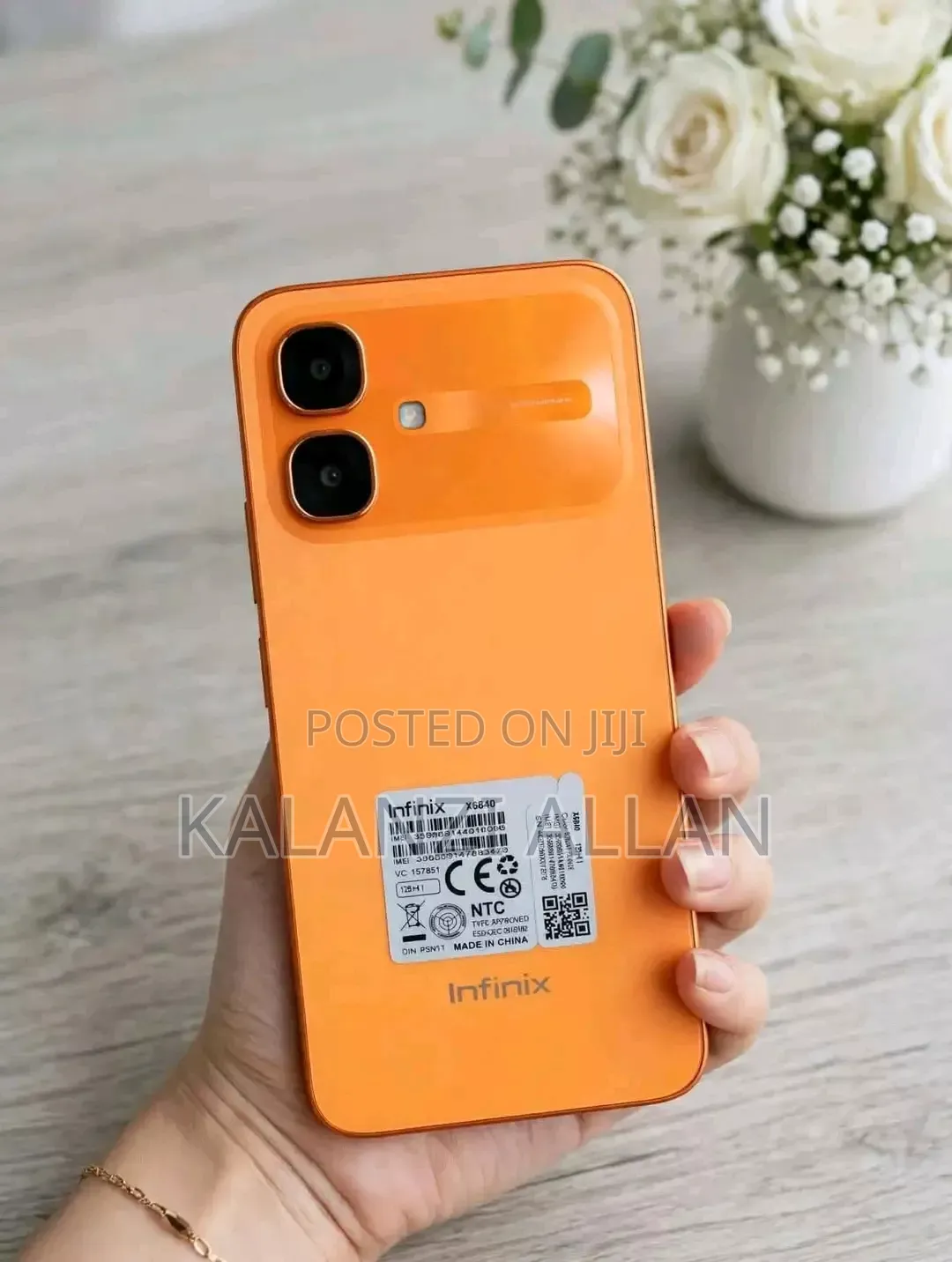 New Infinix Smart 20 128 GB Orange