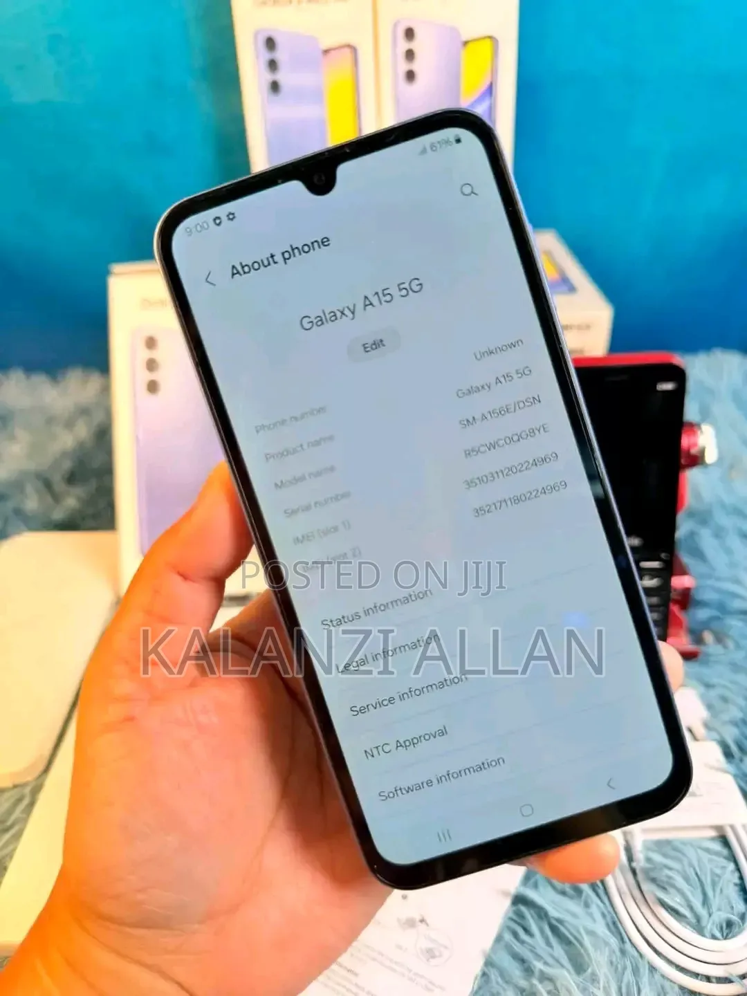 New Samsung Galaxy A15 5G 256 GB Blue