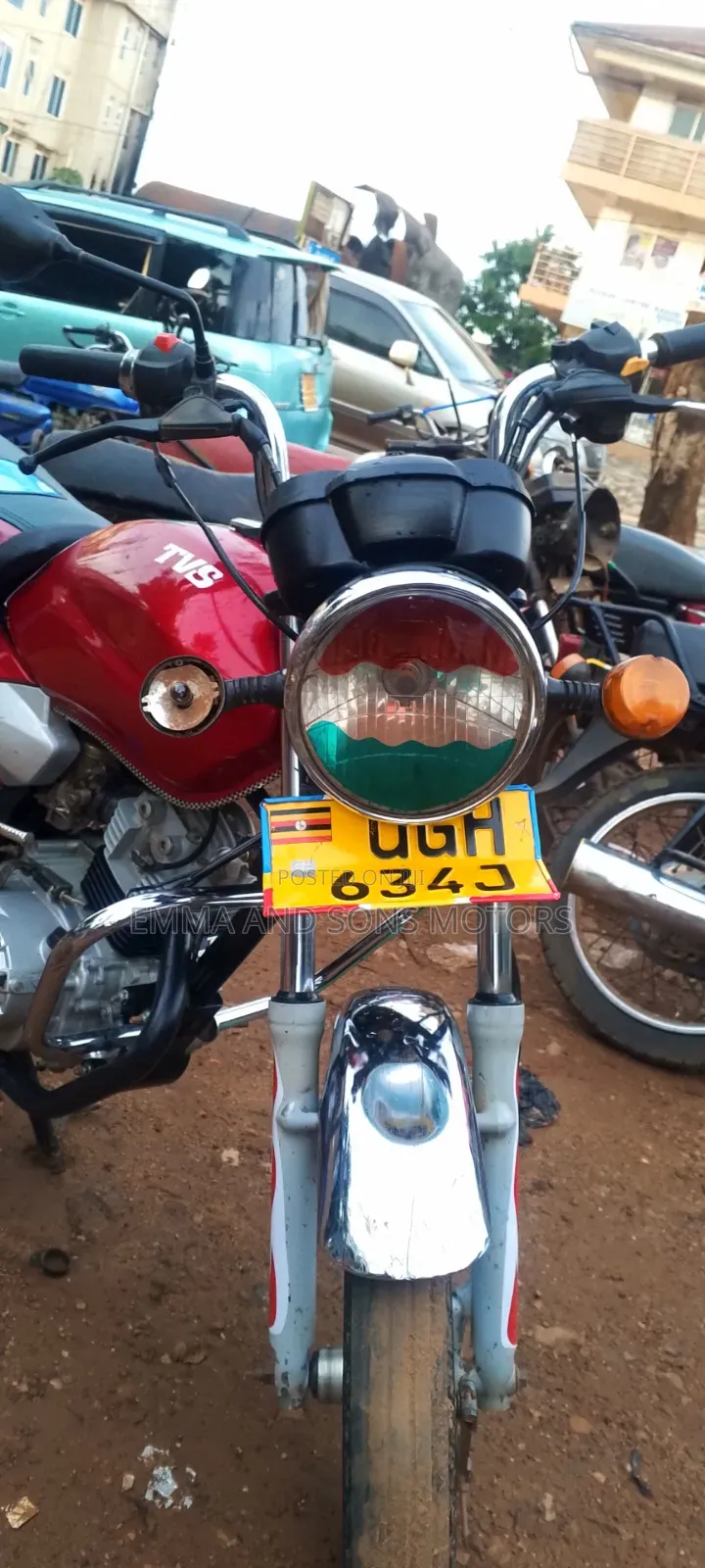 TVS HLX 125 2024 Red